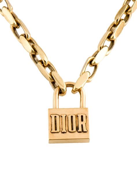 dior new lock|genuine christian dior necklace.